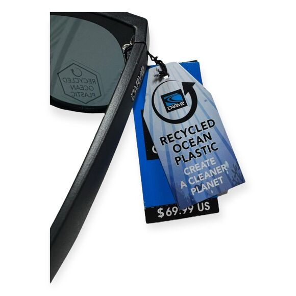 Carve‎ Homeland Black Polarized Sunglasses Matte Frame Injected Gray Lenses - Picture 10 of 12